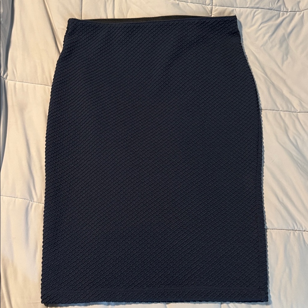 Apt. 9 Textured Black Pencil Skirt
